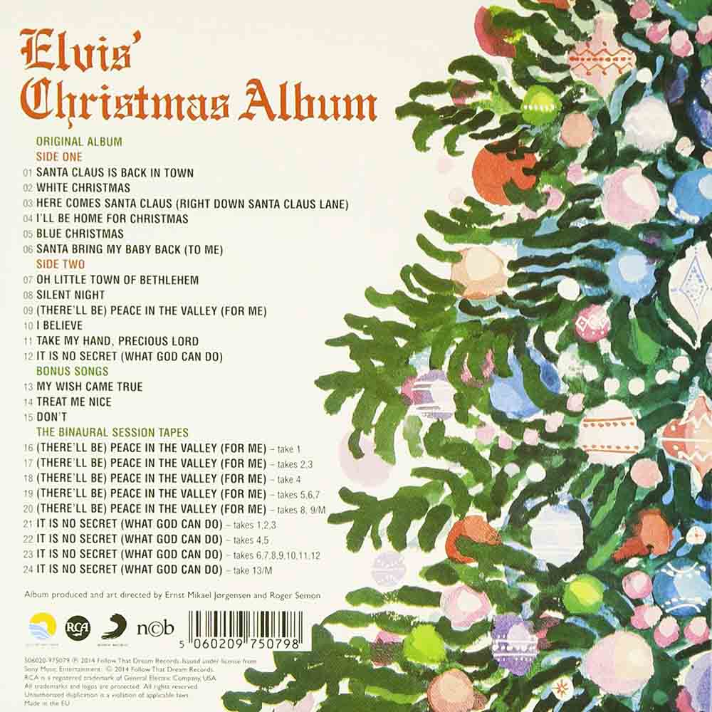 elvis christmas albums