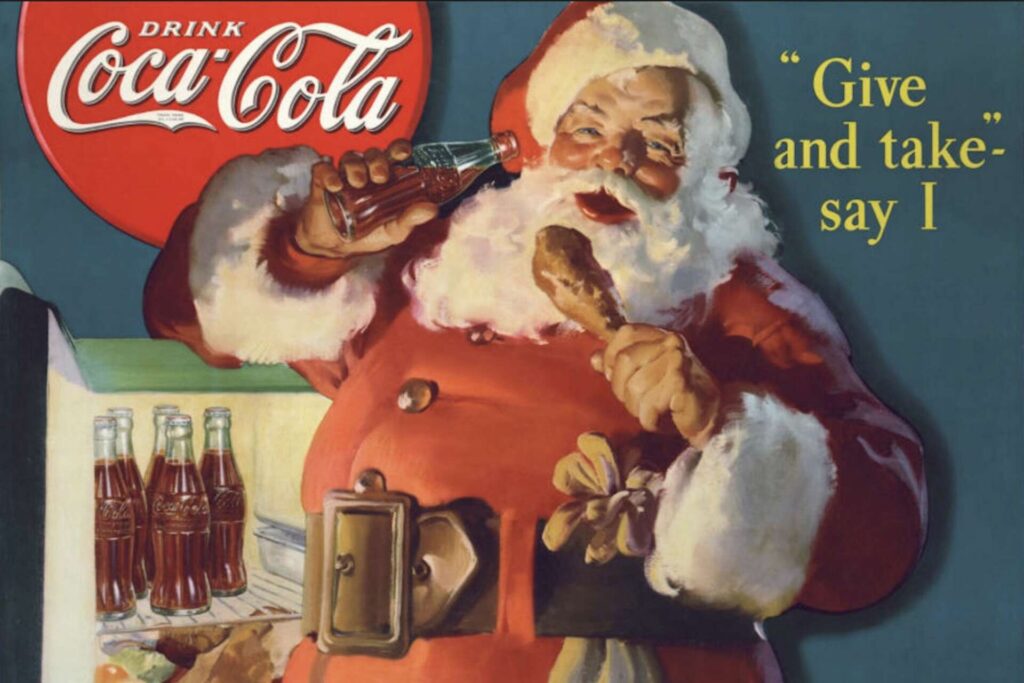 coca cola santa claus invented